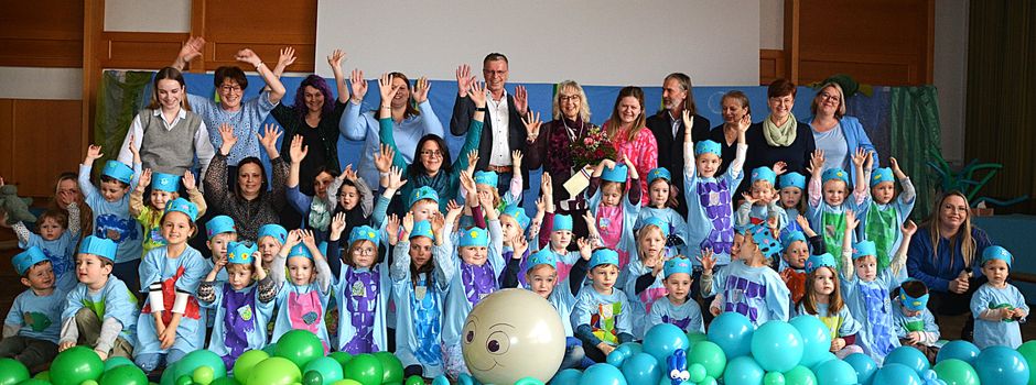 Große Bühne bei der Verabschiedung von Uta-Maria Kriegler