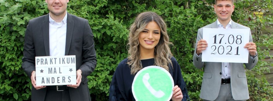 Anzeige: WhatsApp-Praktikum bei der Kreissparkasse Wiedenbrück