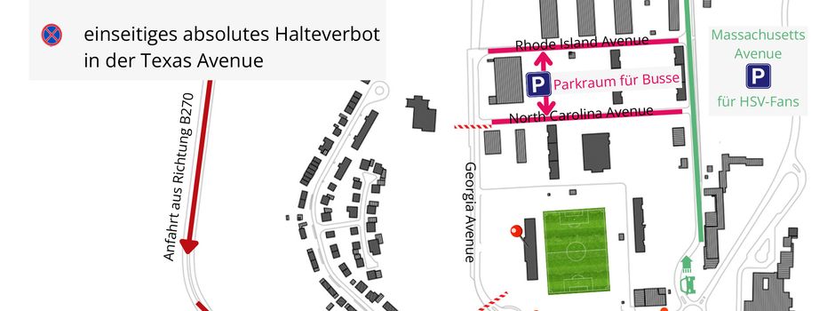 DFB-Pokalspiel: Verkehrsbeschränkungen auf der Husterhöhe