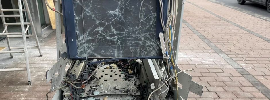 Zahl der Geldautomatensprengungen 2024 deutlich gesunken