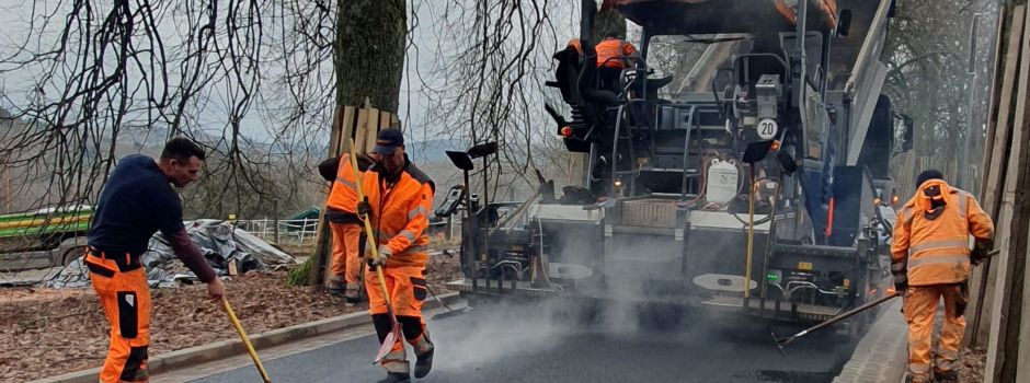 Strobelallee: Ab Freitag wird die Asphalt-Deckschicht eingebaut
