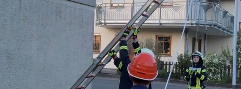 Übungsdienst der Feuerwehr