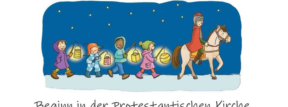 Herzliche Einladung zum St. Martinsumzug am 11.11.2024,   17 Uhr
