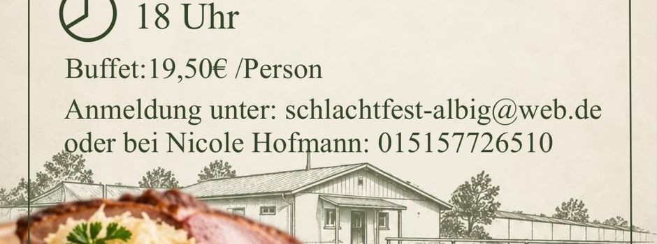 Schlachtfest beim TV Albig