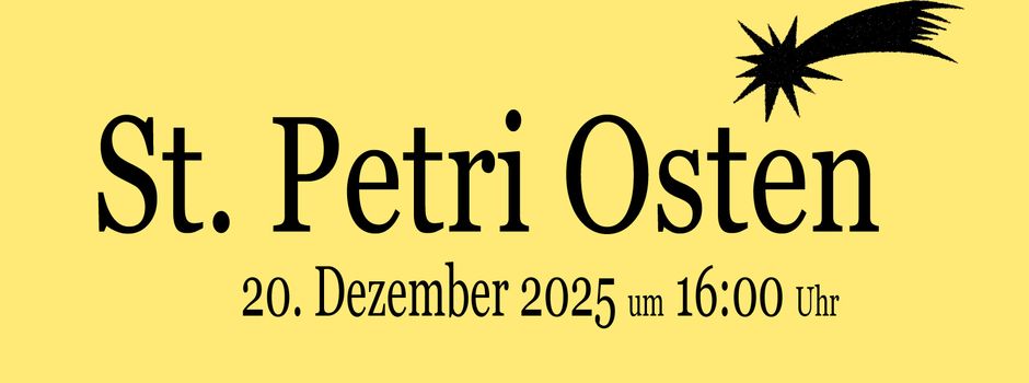 Musik zur Weihnacht
St. Petri Osten