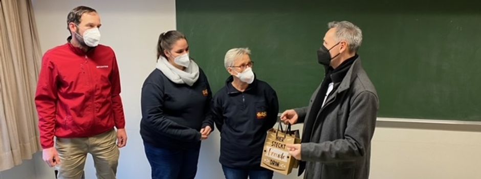 Landrat Grote besucht Impfteams