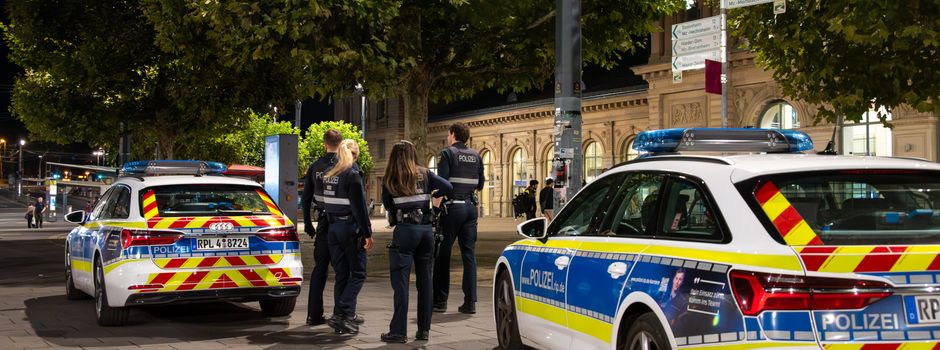 Polizeieinsatz am Hauptbahnhof Mainz nach Messer-Meldung