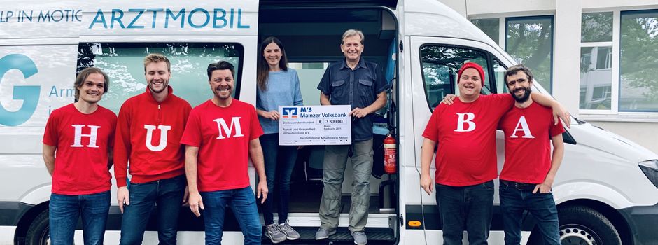 Mainzer „Humbas“ spenden für Traberts Verein „Armut und Gesundheit“