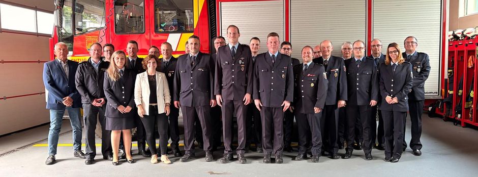 WEHRFÜHRUNG DER FEUERWEHREINHEIT HOLZAPPEL NEU AUFGESTELLT