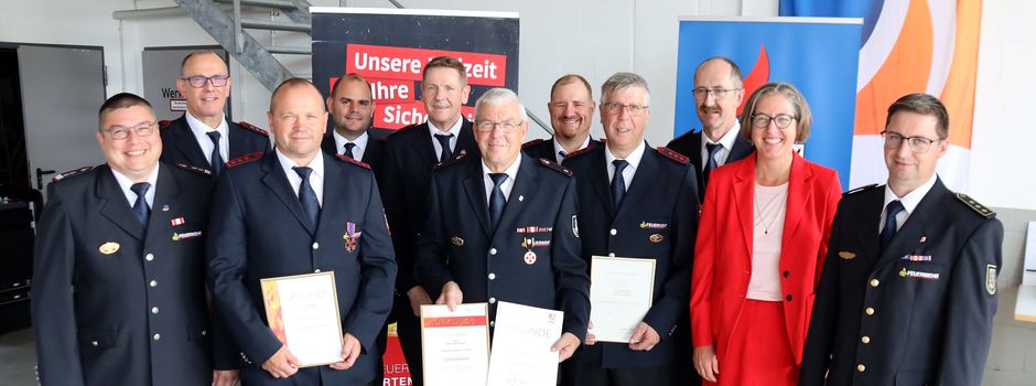 Ehrungen bei der Feuerwehr