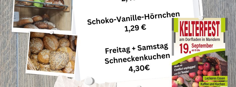 Unser Backwarenangebot der Woche 