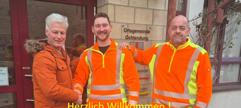 Neuer Bauhofmitarbeiter, herzlich willkommen!