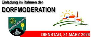 Einladung zur Dorfmoderation mit den Gewerbetreibenden am 31.03.2026