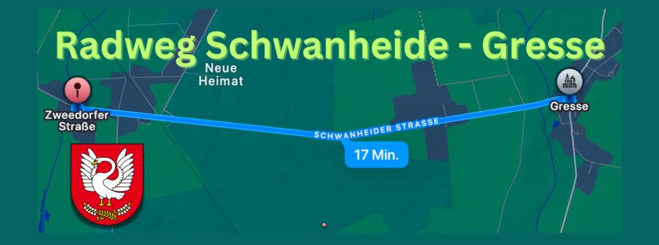 Radweg Schwanheide-Gresse