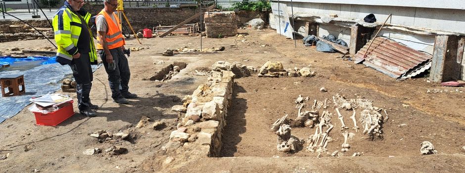 Großer Mittelalter-Friedhof mitten in der Mainzer Neustadt entdeckt