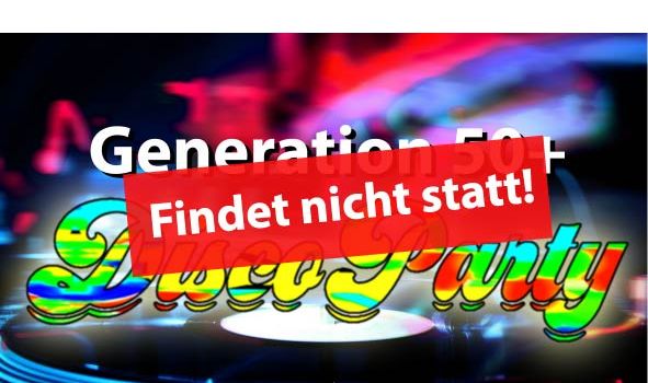 FINDET NICHT STATT
Seefahrer Events - Ü50 - Die Party 