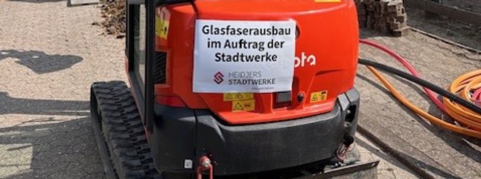 Glasfaserausbau im Zeitplan
