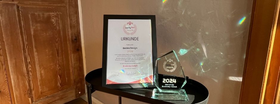 Auszeichnung für unsere Umsetzung der OrtsApp