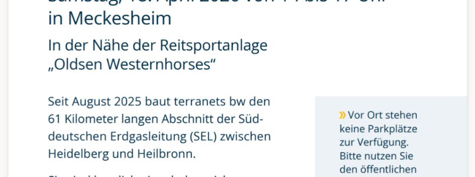 Erdgasleitung: Blick hinter die Kulissen