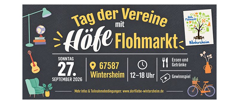 Stöbern, schlemmen und gewinnen: Wintersheim feiert den Tag der Vereine