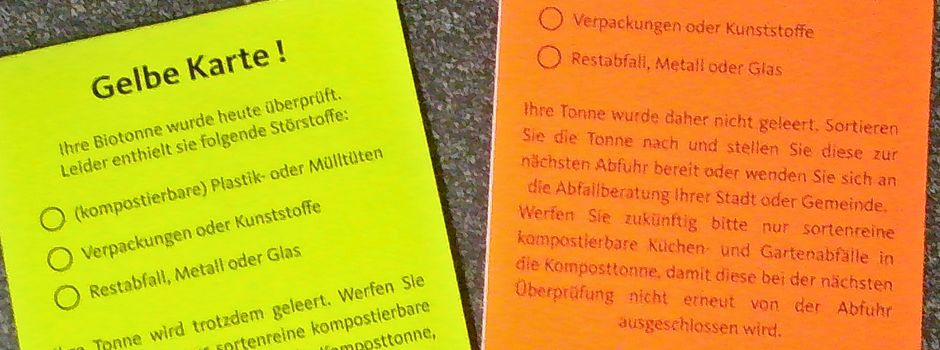 Müllkontrolle in Herzebrock-Clarholz: Falsch befüllte Tonnen bleiben ungeleert stehen