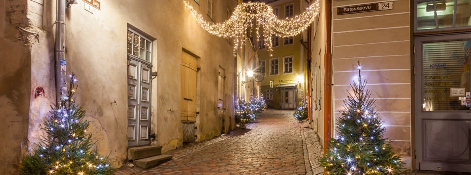 Abholung der Weihnachtsbäume