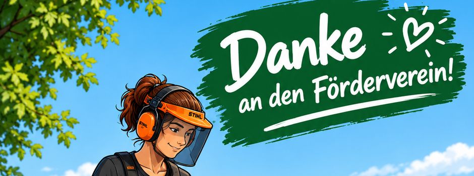 Neuer Freischneider für unseren Sportverein