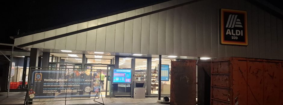 Mainzer Aldi-Filiale vorübergehend geschlossen
