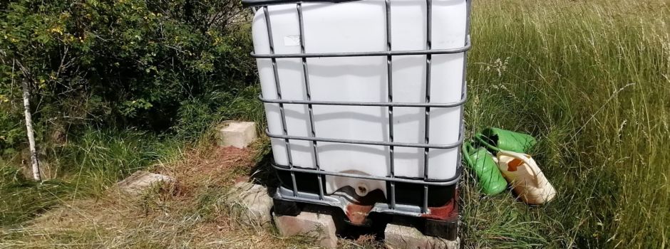Wassercontainer gestohlen!