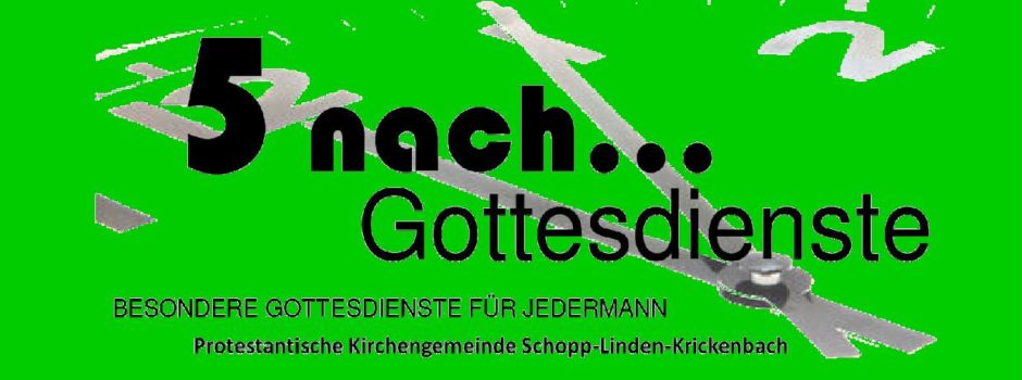 GospelGottesdienst mit den Gospelsingers Schopp am Sonntag, 9. März, 10:35 Uhr