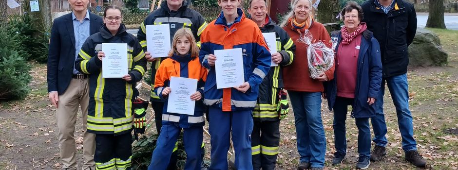 Auszeichnung für die Jugendfeuerwehr Wulfsen-Garstedt