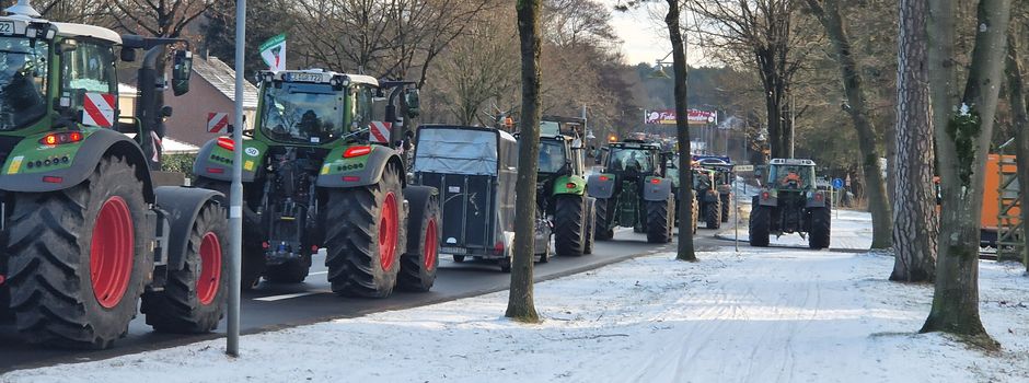 Bauernprotest mit Sternfahrt und Kundgebung „insgesamt störungsfrei“