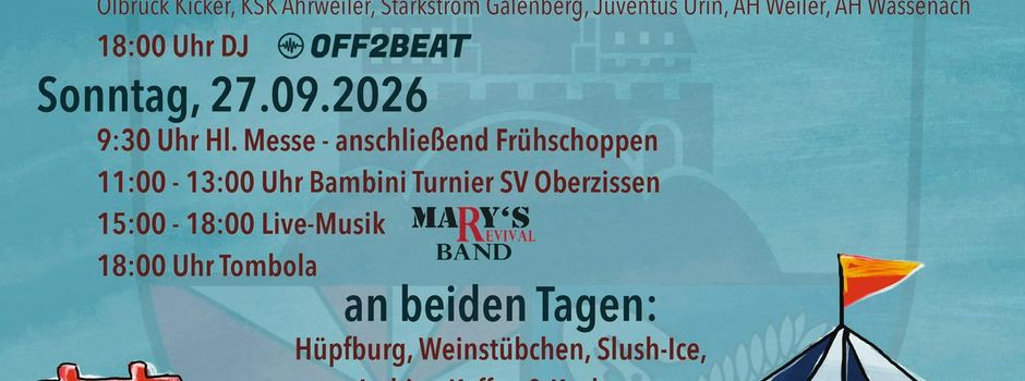 Die Kirmes steht vor der Tür!