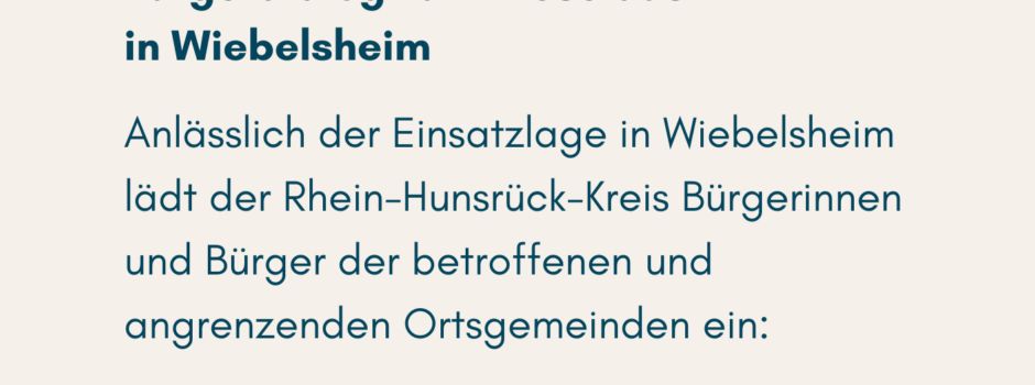 Einladung zur Infoveranstaltung