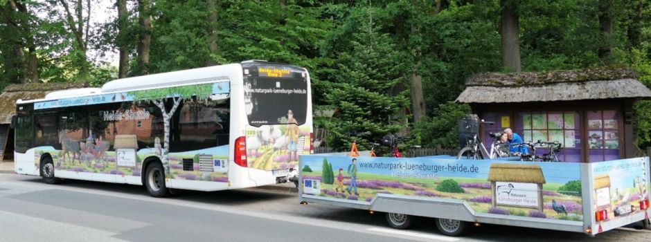 Heide-Shuttle-Zwischenbilanz: Mehr als 45.000 Fahrgäste