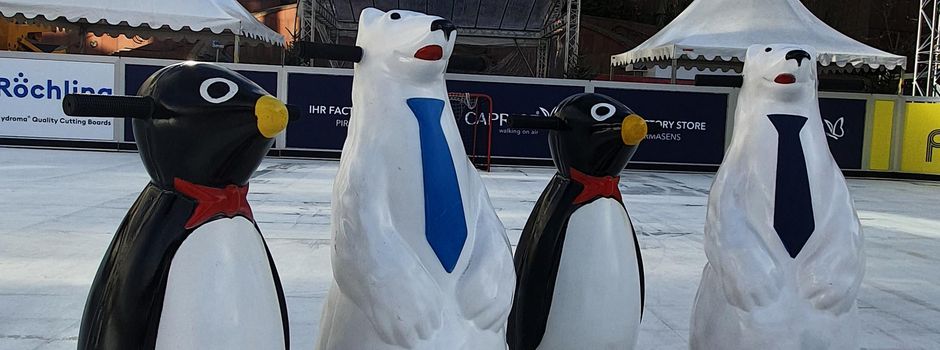Winterlicher Kufenspaß für die ganze Familie auf dem Schloßplatz