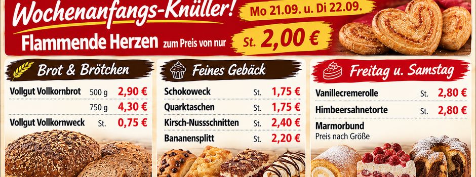 Wochenangebot Bäckerei Deubel