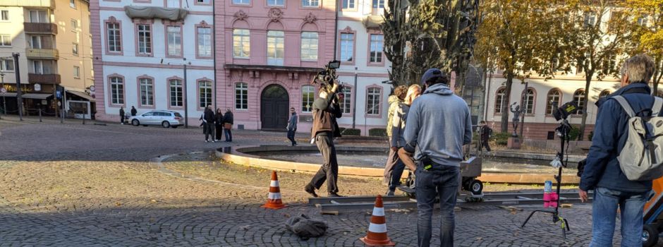 Filmdreh am Mainzer Schillerplatz