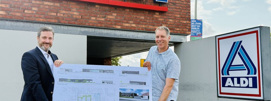 Investoren setzen Zeichen: Aldi-Neubau mit Drogeriemarkt in Planung