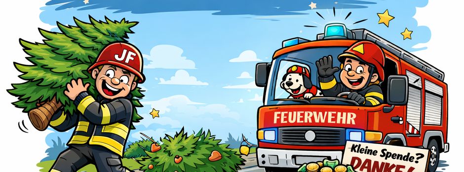 🎄 Christbaumsammlung in Obernhof 🚒