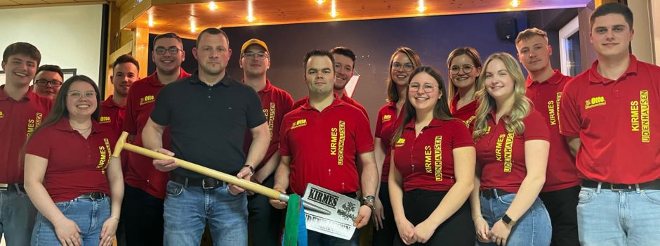 Neuer Spaten für das Kirmesteam