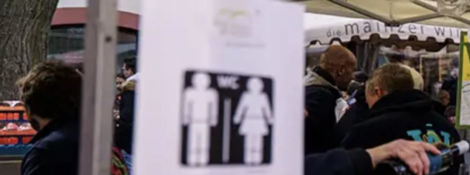 Gibt es zu wenige Toiletten auf dem Mainzer Weinfrühstück?