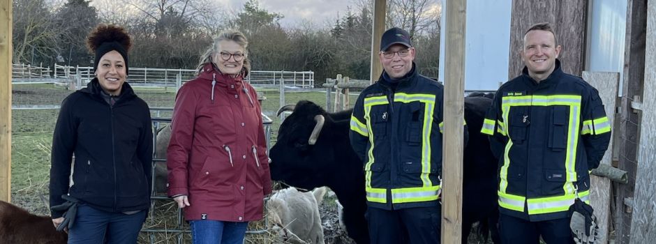 Wie Feuerwehr und „TierGarten Oppenheim“ jetzt zusammenarbeiten