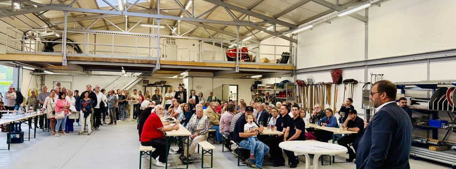 Klein-Winternheim feiert die Eröffnung des neuen Bauhofs