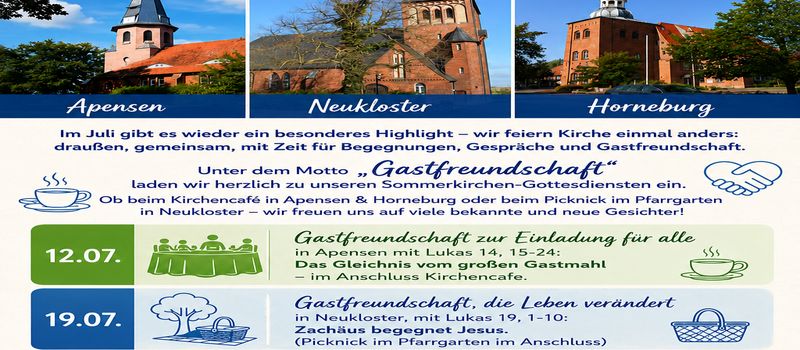 Sommerkirche 2026 in der BAHN-Region