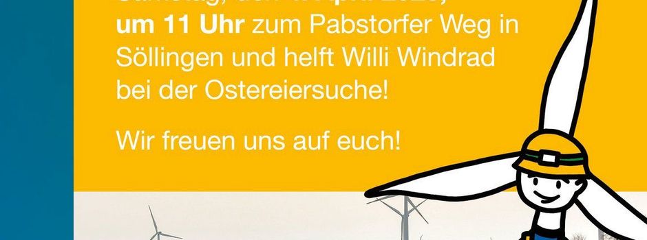 Ostereiersuche im Erlebnisland Windenergie