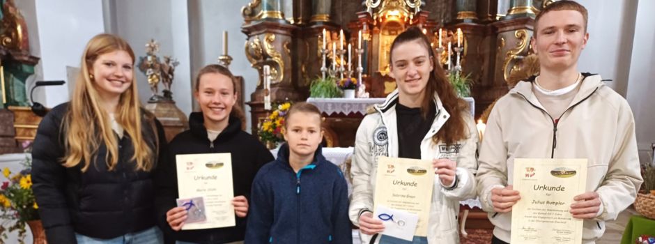 Ministrantenverabschiedung und -aufnahme in der Pfarrei Ehenfeld