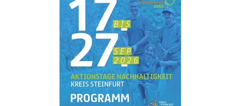 Aktionstage Nachhaltigkeit 2026: Jetzt Veranstaltungen anmelden