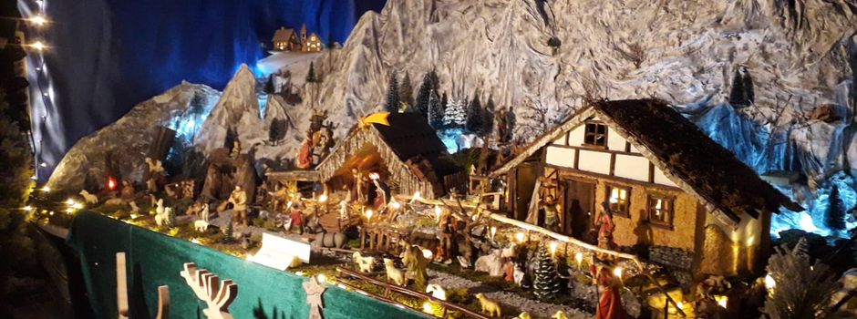 Krippe von Rosemarie Sanner geöffnet