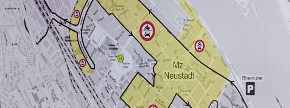 Hier wird Mainz am Sonntag gesperrt